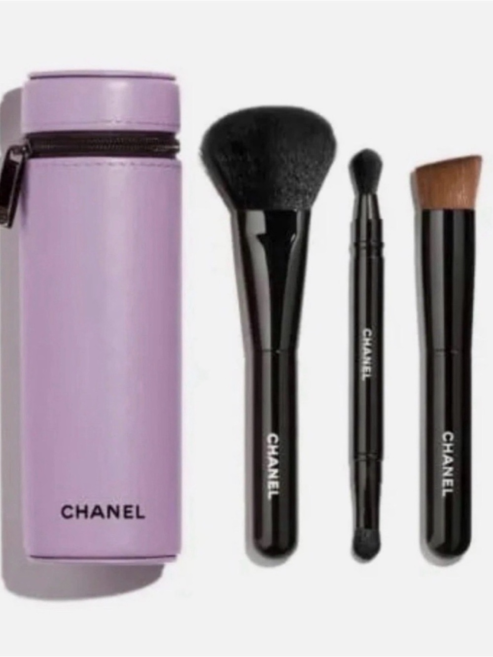 CHANEL BEAUTY - New 135 Purple Brush Set with Bonus Purple Compact mirror 💜🤩